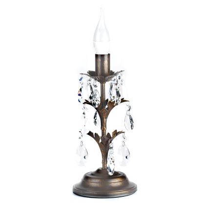 ONLI - Stona lampa TERESA 1xE14/6W/230V bronzana