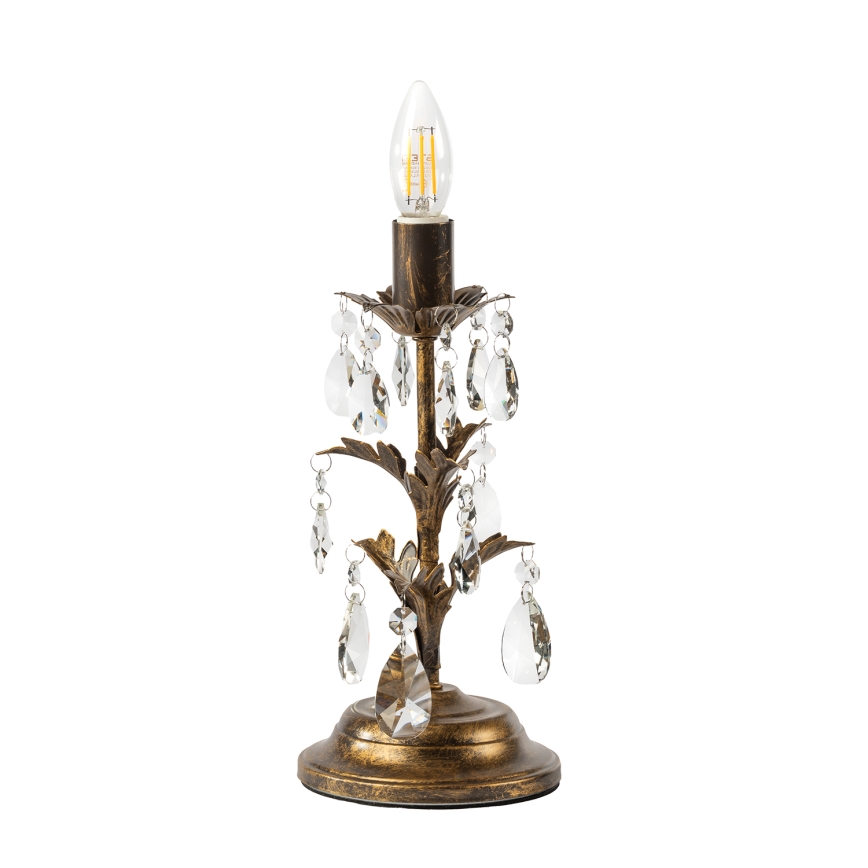 ONLI - Stona lampa TERESA 1xE14/6W/230V bronzana