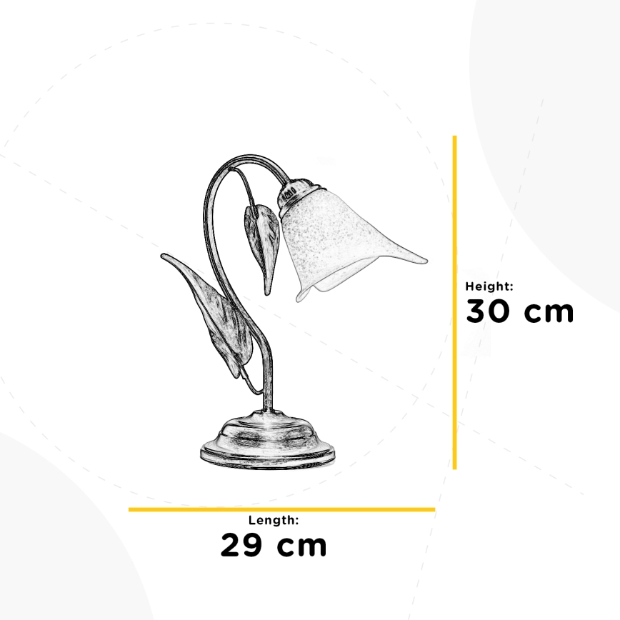 ONLI - Stona lampa VANDA 1xE14/6W/230V