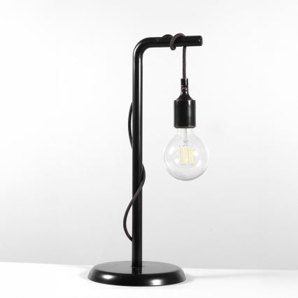 ONLI - Stona lampa WIRE 1xE27/15W/230V 50 cm crna