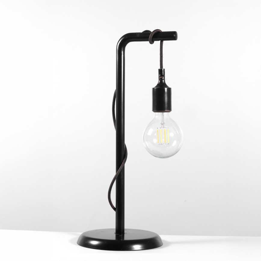 ONLI - Stona lampa WIRE 1xE27/15W/230V 50 cm crna