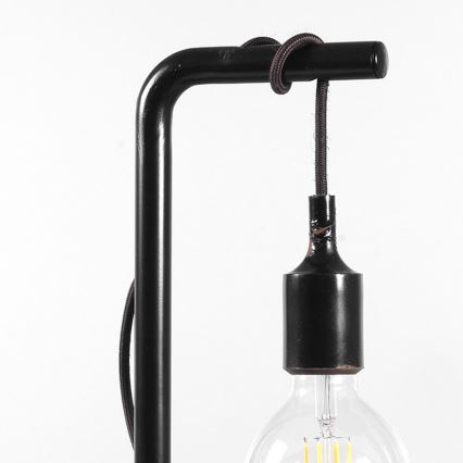 ONLI - Stona lampa WIRE 1xE27/15W/230V 50 cm crna
