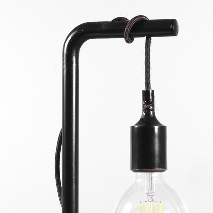 ONLI - Stona lampa WIRE 1xE27/15W/230V 50 cm crna