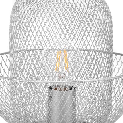 ONLI - Stona lampa ZAIR 1xE27/22W/230V crna/srebrna