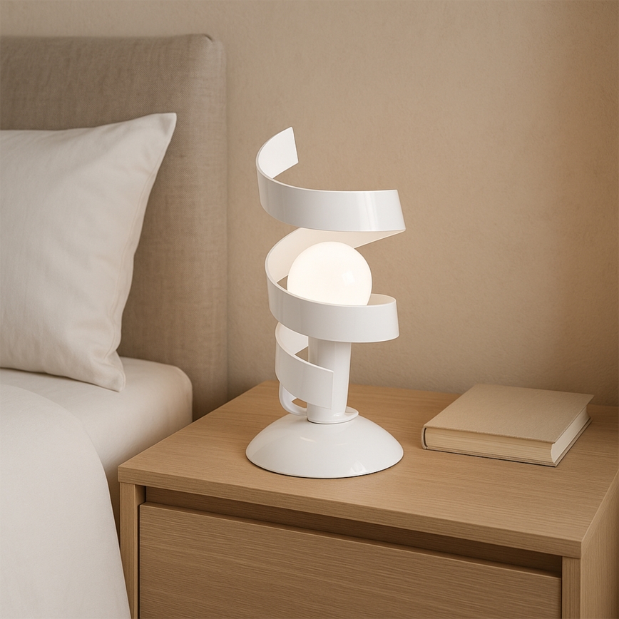 ONLI - Stona lampa ZOE 1xE14/6W/230V 22 cm bela