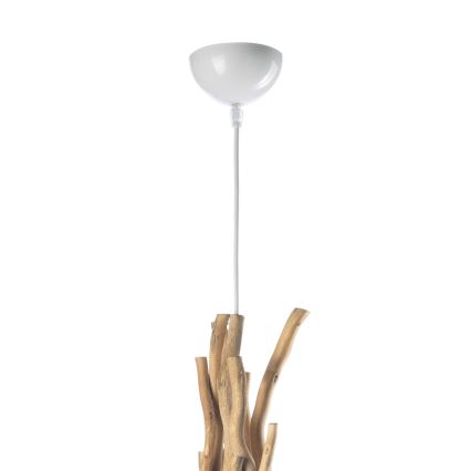 ONLI - Viseći luster WOODY na sajli 1xE27/22W/230V