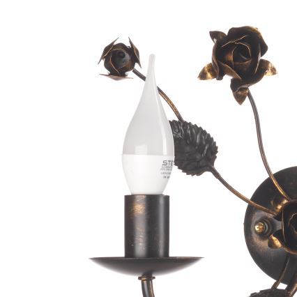 ONLI - Zidna lampa CAROLINA 2xE14/6W/230V bronzana