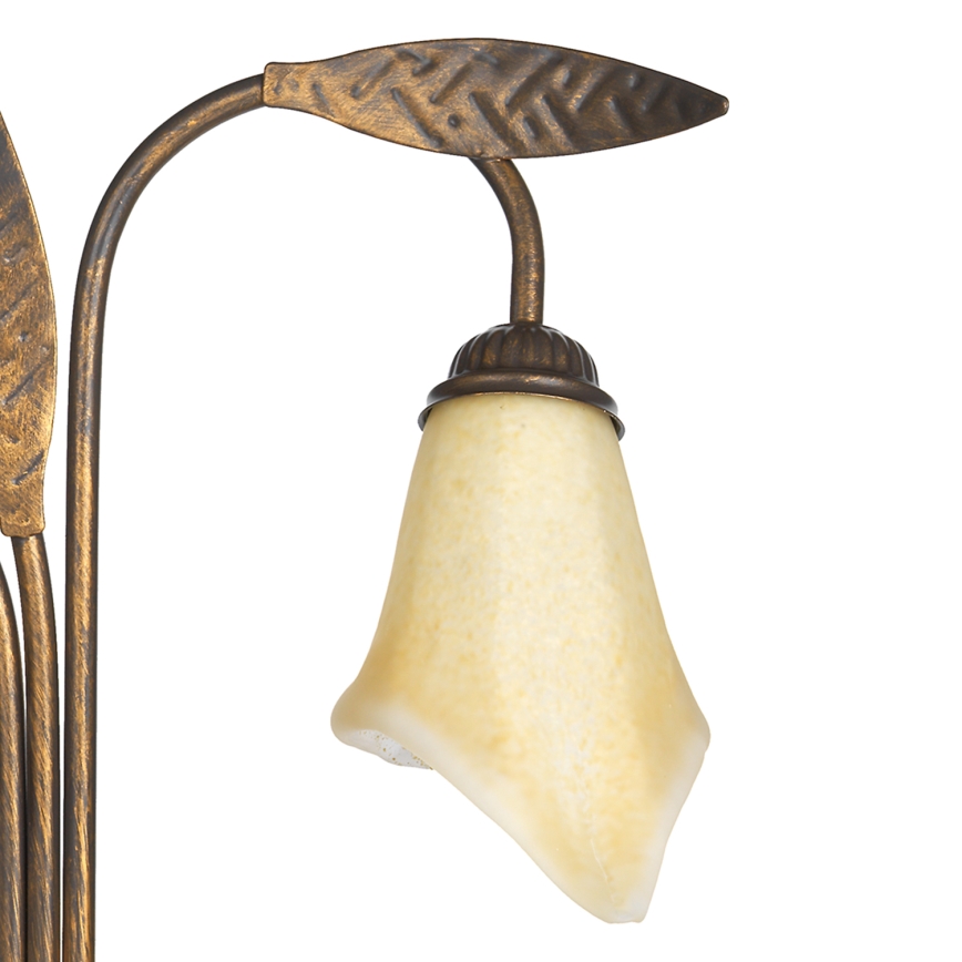 ONLI - Zidna svetiljka ALGA 3xE14/6W/230V bronzana