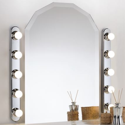 ONLI - Zidna lampa HOLLYWOOD 5xE14/6W/230V sjajni hrom