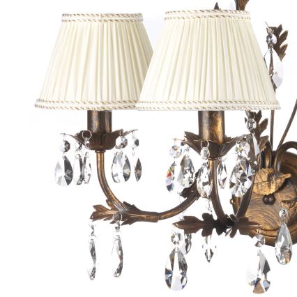 ONLI - Zidna svetiljka KAREN 3xE14/6W/230V bronzana