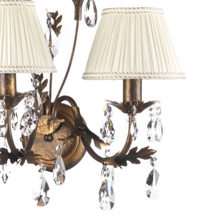 ONLI - Zidna svetiljka KAREN 3xE14/6W/230V bronzana