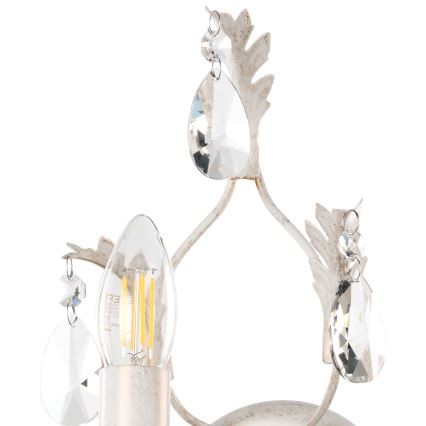 ONLI - Zidna svetiljka TERESA 1xE14/6W/230V bela