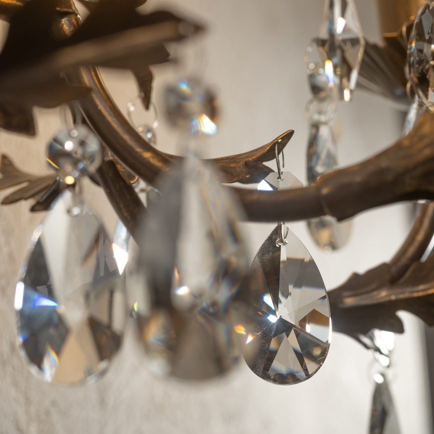 ONLI - Zidna svetiljka TERESA 3xE14/6W/230V bronzana