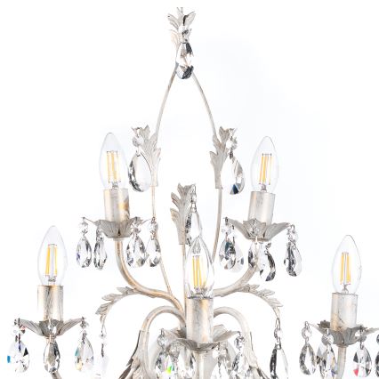 ONLI - Zidna svetiljka TERESA 5xE14/6W/230V bela