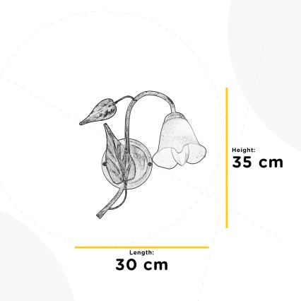 ONLI - Zidna svetiljka VANDA 1xE14/6W/230V