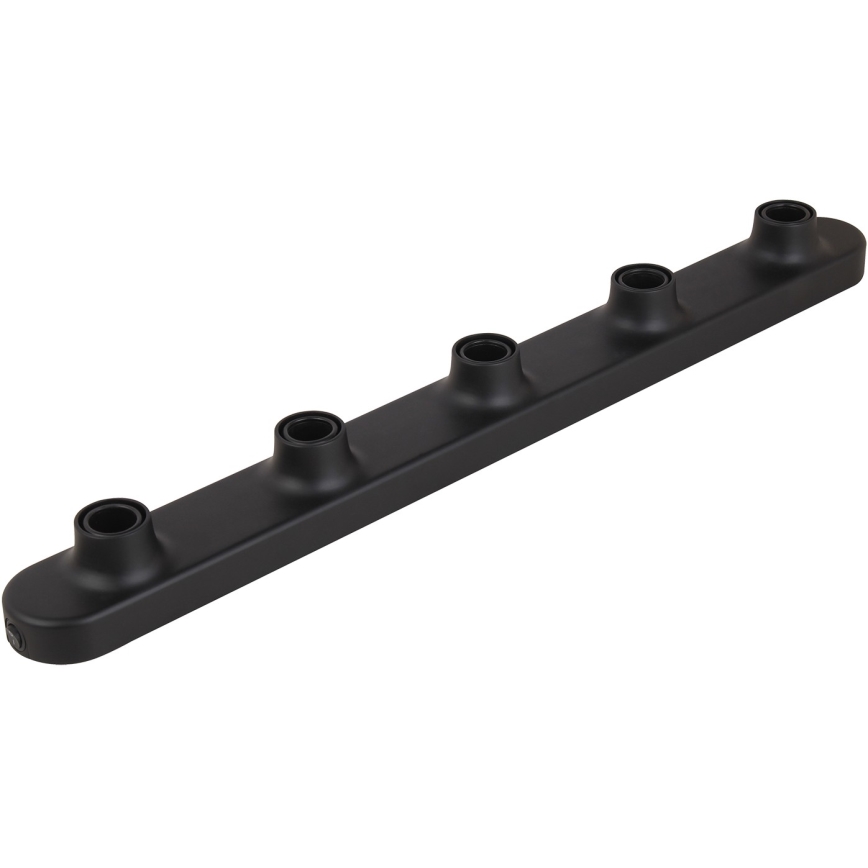 ONLI - Zidno svetilo HOLLYWOOD 5xE14/6W/230V crna