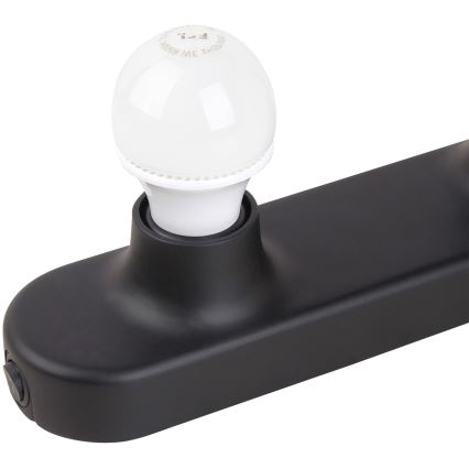 ONLI - Zidno svetilo HOLLYWOOD 5xE14/6W/230V crna