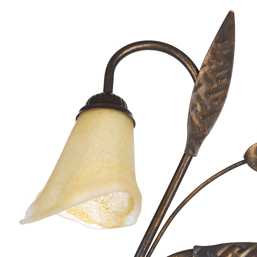 ONLI - Zidno svetlo ALGA 2xE14/6W/230V u bronzanoj boji
