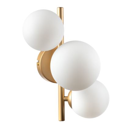 ONLI - Zidno svetlo PALOMA 3xG9/10W/230V zlatno