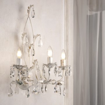 ONLI - Zidno svetlo TERESA 3xE14/6W/230V belo