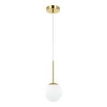 Open Design OR80087 - Kupatilski luster na sajli BAO 1xG9/8W/230V IP44 zlatna