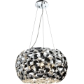 Open Design OR80162 - Viseći luster na sajli CARERA 6xG9/7W/230V, prečnik 55 cm, sjajni hrom