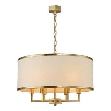 Open Design OR80230 - Luster na lancu CASA 6xE14/15W/230V krem/mesing