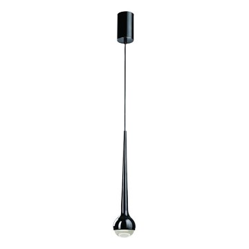 Open Design OR80247 - LED luster na sajli CAPPI LED/5W/230V crne boje