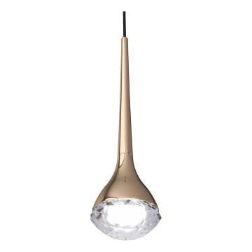 Open Design OR80315 - LED luster na sajli CRIMA LED/7W/230V roze zlato
