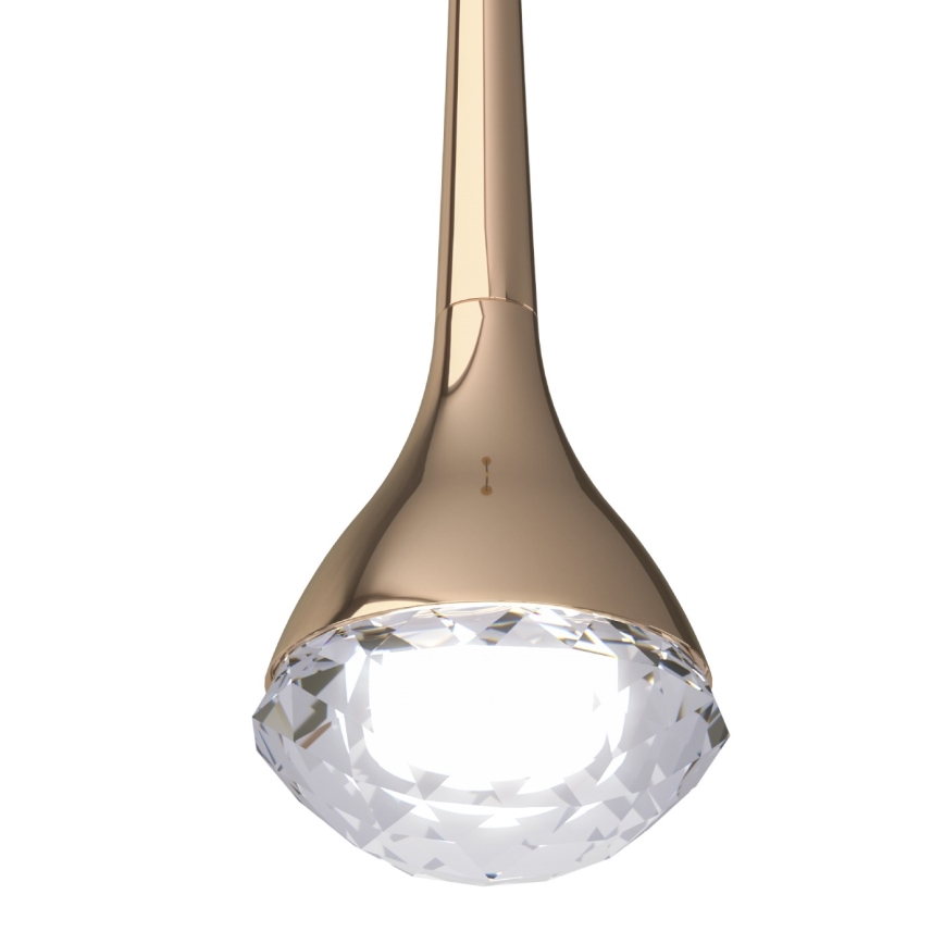 Open Design OR80315 - LED luster na sajli CRIMA LED/7W/230V roze zlato