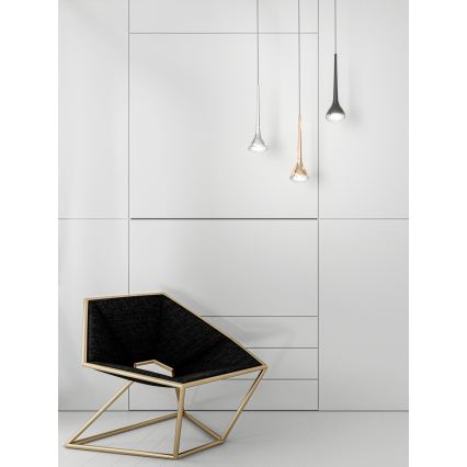 Open Design OR80322 - LED luster na sajli CRIMA LED/7W/230V sjajni hrom