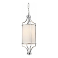 Open Design OR80551 - Luster na lancu LUNGA 1xE27/15W/230V sjajni hrom/bela
