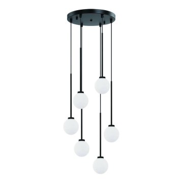 Open Design OR80636 - Luster na sajli OTA 6xG9/8W/230V crna