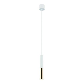 Open Design OR80841 - Luster na sajli SLIMI 1xG9/3,5W/230V bela/zlatna