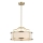 Open Design OR80889 - Luster na šipci STANZA 3xE27/15W/230V fi 42 cm mesing/bela