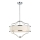 Open Design OR80919 - Luster na stalku STESSO 4xE27/15W/230V Ø 55 cm sjajni hrom/bela