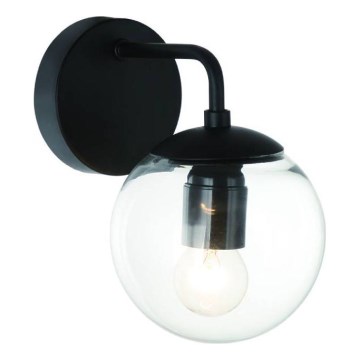 Open Design OR81404 - Zidna lampa BAO 1xE27/8W/230V crna/prozirna