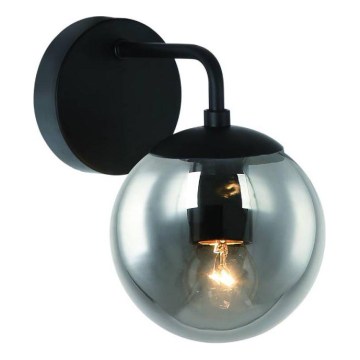 Open Design OR81411 - Zidna lampa BAO 1xE27/8W/230V crna/dimljeno-siva