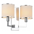 Open Design OR81497 - Zidna lampa CASA 2xE14/12W/230V sjajni hrom/krem