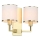 Open Design OR81503 - Zidna lampa CASA 2xE14/12W/230V mesing/krem