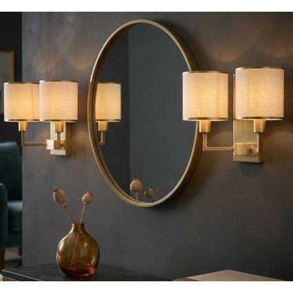 Open Design OR81503 - Zidna lampa CASA 2xE14/12W/230V mesing/krem