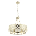 Open Design OR84382 - Luster na lancu VERNO 6xE14/12W/230V prečnik 55 cm mesing