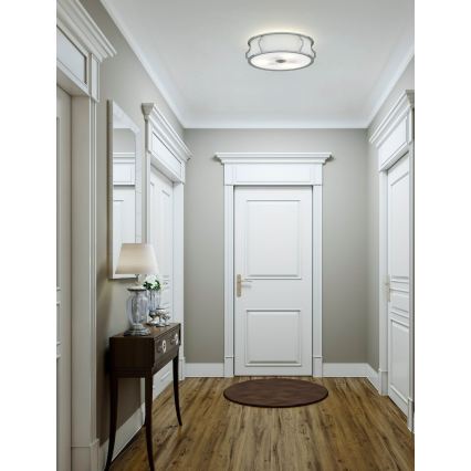 Open Design OR84399 - Plafonsko svetlo PIRELO 3xE14/12W/230V prečnik 45 cm sjajni hrom