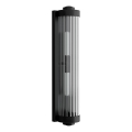 Open Design OR84498 - Kupatilska zidna lampa FUMI 2xG9/8W/230V IP44 crna