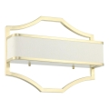 Open Design OR84511 - Zidna svetiljka GERDO 2xE14/12W/230V mesing/bela