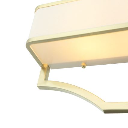 Open Design OR84511 - Zidna svetiljka GERDO 2xE14/12W/230V mesing/bela