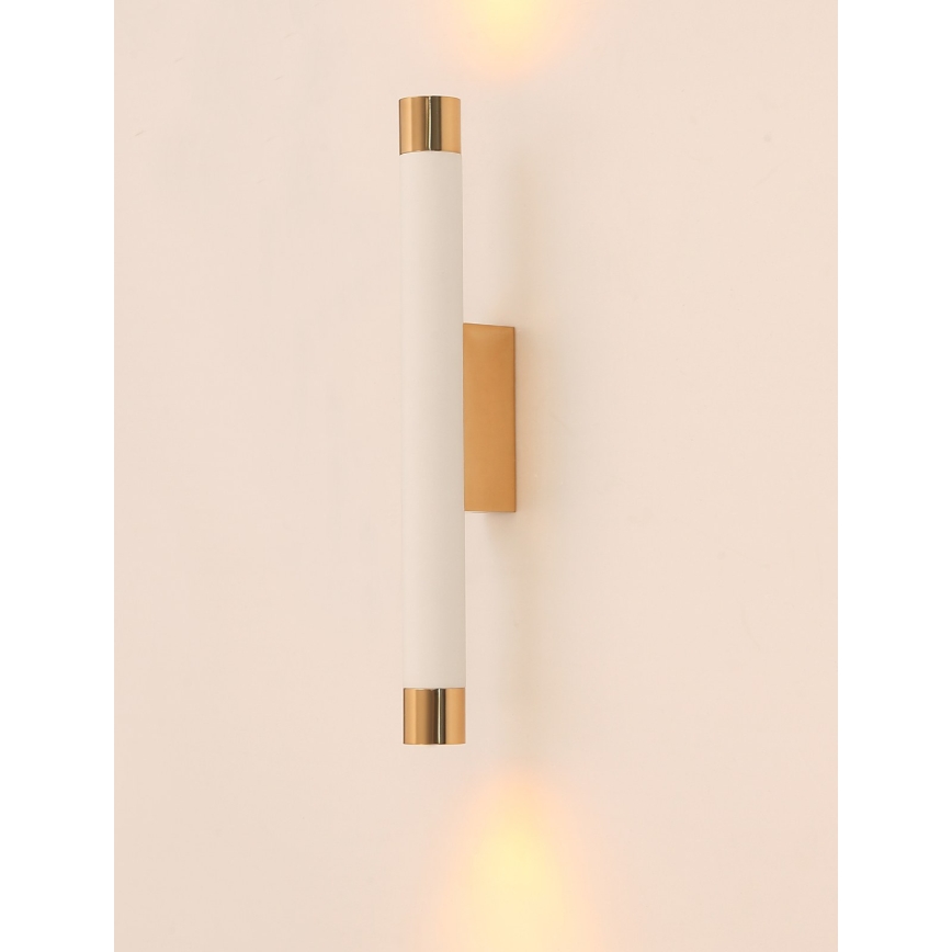 Open Design OR84559 - Zidno svetlo Q 2xG9/3,5W/230V belo/zlatno