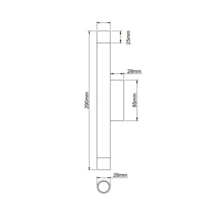 Open Design OR84573 - Zidno svetlo Q 2xG9/3,5W/230V crno/zlatno
