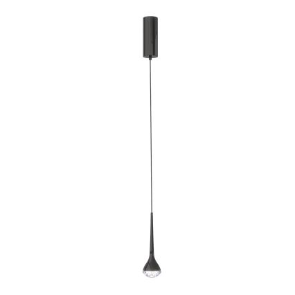 Open Design OR84795 - LED luster na sajli CRIMA LED/7W/230V crna