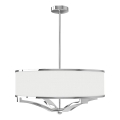 Open Design OR84801 - Luster na štapu GERDO 4xE27/12W/230V sjajni hrom/bela